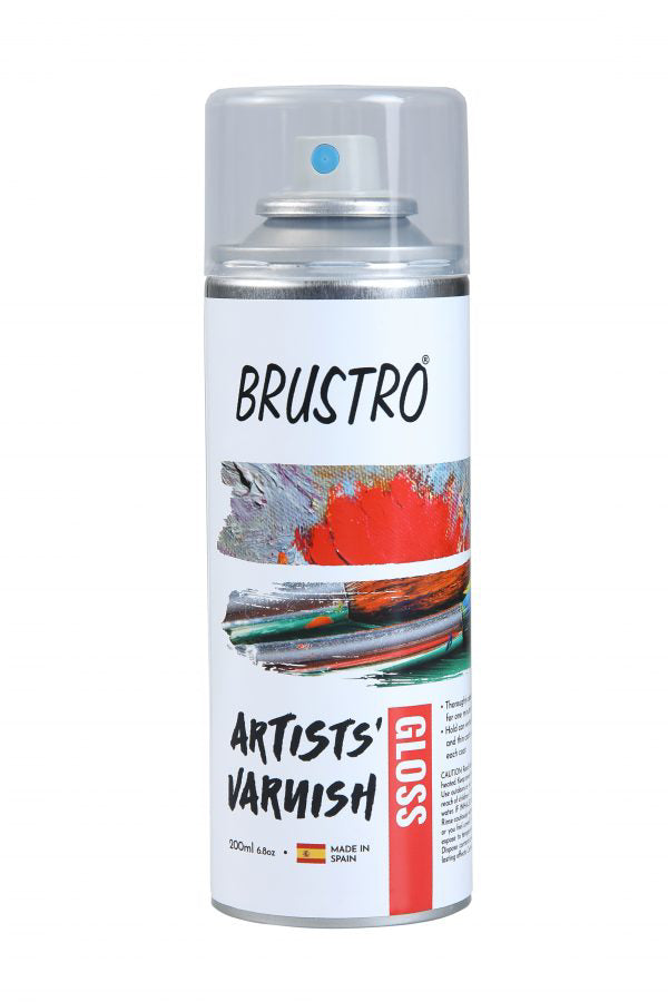 Brustro Artists Picture Varnish – 200 ml Spray can(Gloss ,Matte ,Satin)