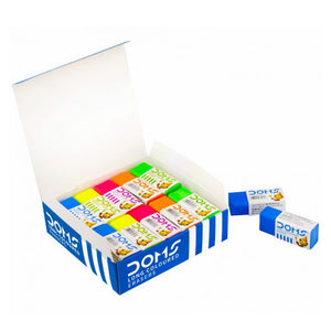 DOMS Multicolour Eraser , pack of 20