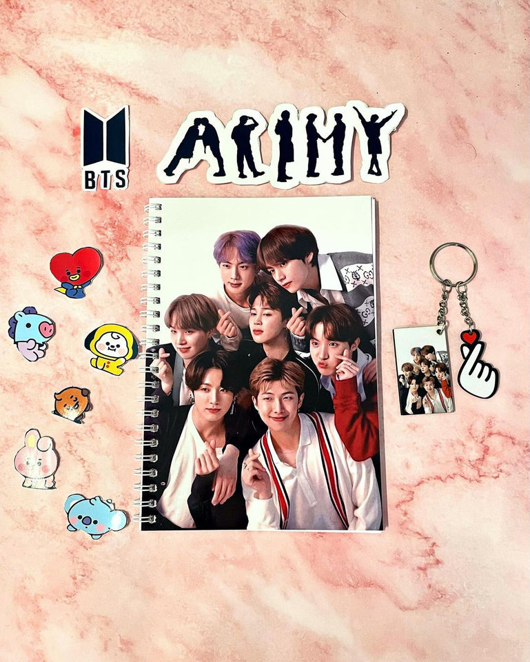 TKS BTS Army Diary Keychain Set A