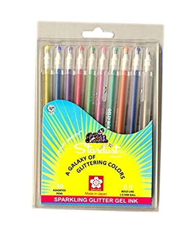 Sakura Gelly Roll Stardust Pens Set Of 10