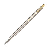 Parker Classic Stainless Steel Refillable Ball Pen With Gold Trim