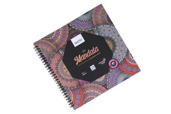 Brustro DIY Mandala Colouring Book 9” x9” 200gsm