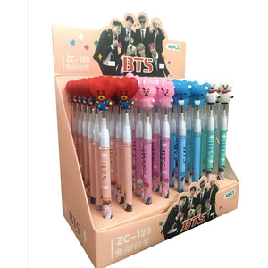TKS BTS Pencils ,( pack of 4)