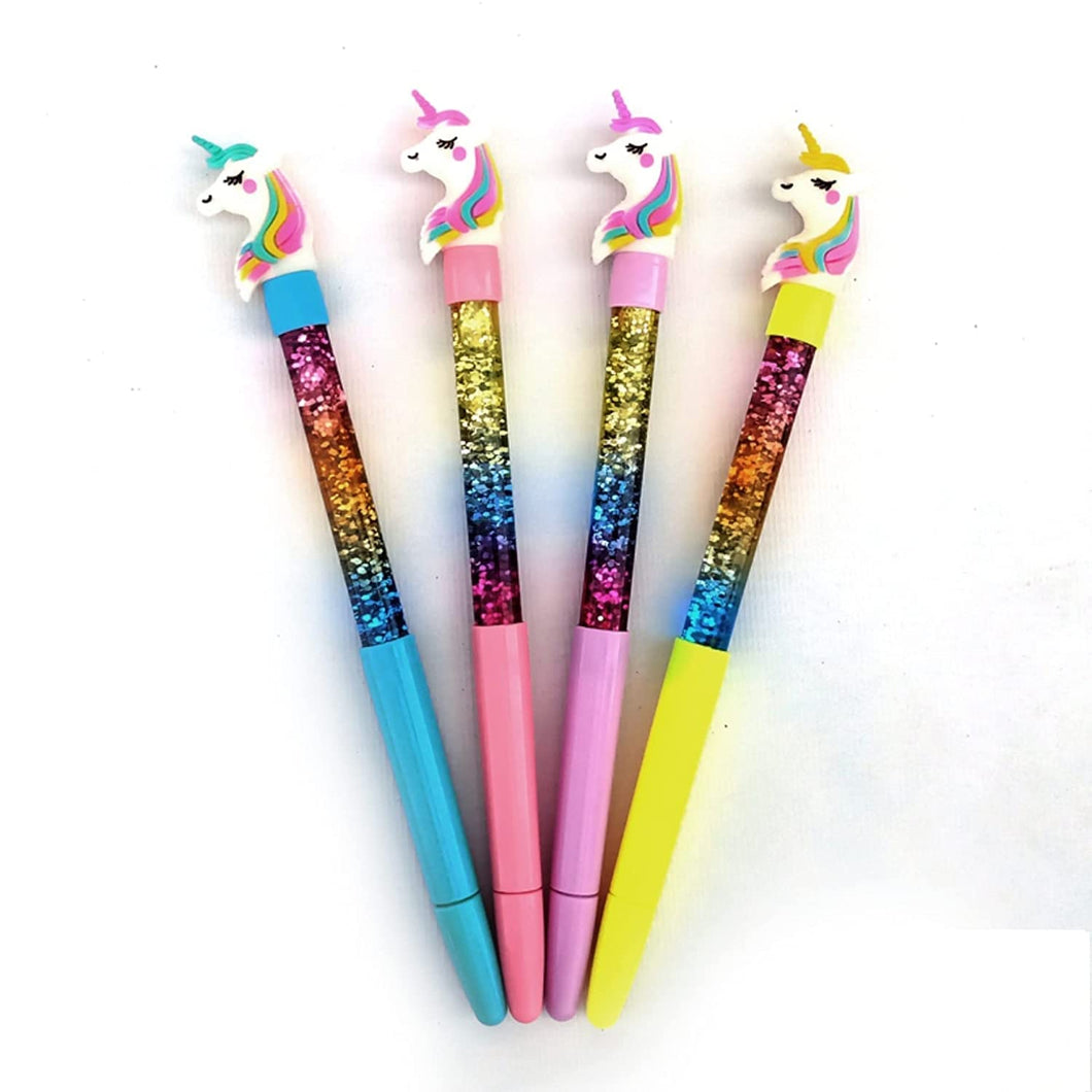 TKS Unicorn Glitter Gel Pen , Blue