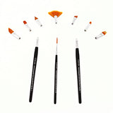 Camel Interchangeable Speciality Brushes Set of 8