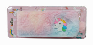 TKS Unicorn Fur Pencil Case  Pouch