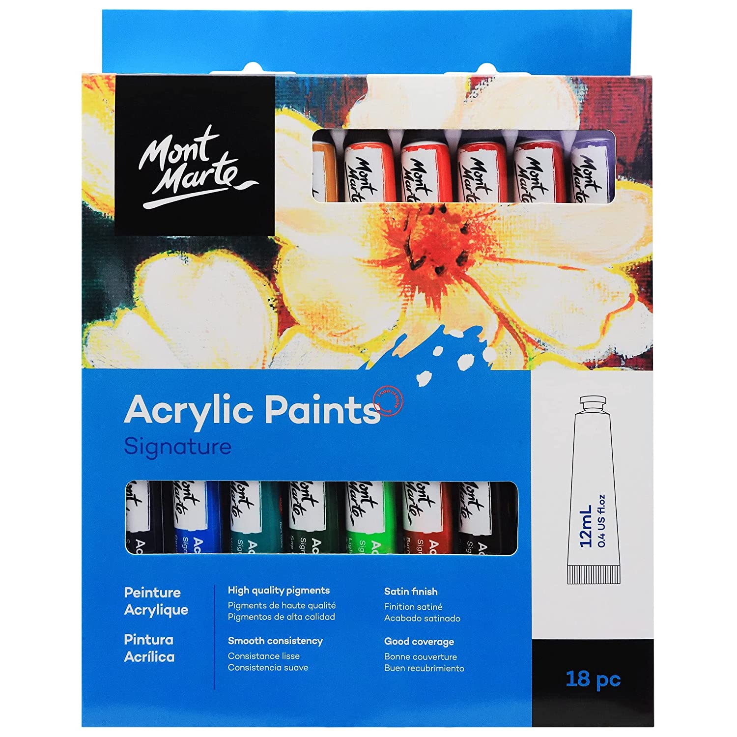 MONT MARTE Acrylic Paint (12 Colors) – Jojo & Co.