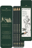 Faber Castell 9000 graphite pencil, tin of 6