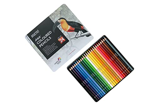 Brustro Artists’ Colour Pencil Set (24,72) ( In Elegant Tin Box )