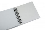 Brustro Toned Paper-Grey Sketchbook, Wiro Bound, 120GSM (60 Sheets)120pages
