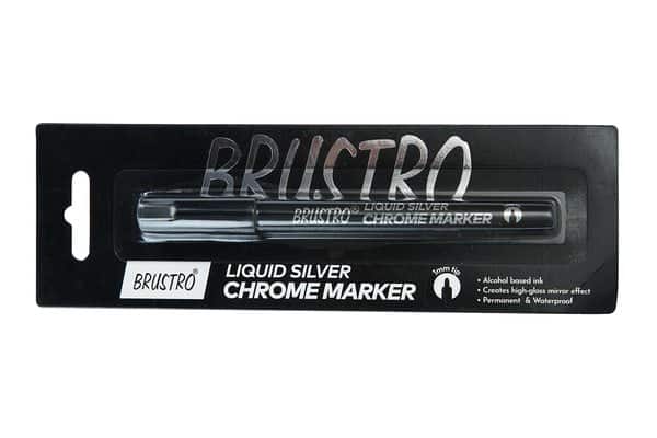 Brustro Liquid Silver Chrome Permanent Marker 1mm