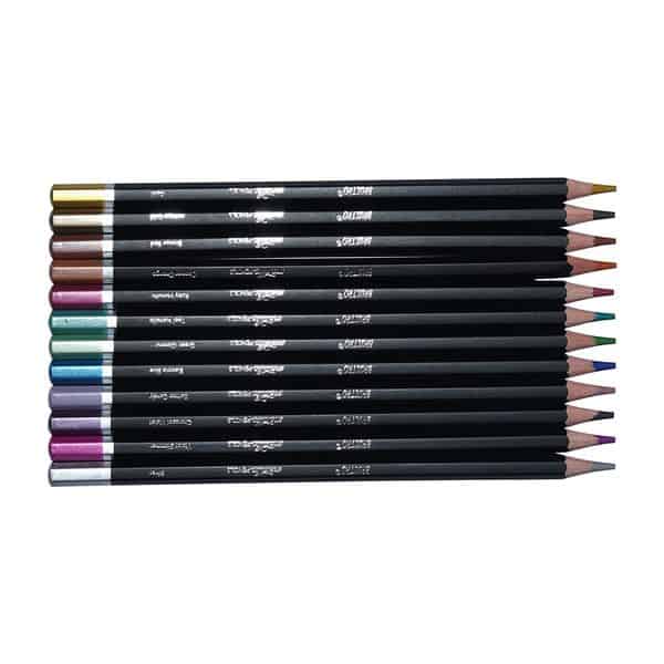 Brustro Artist Metallic Colour Pencil Set of 12