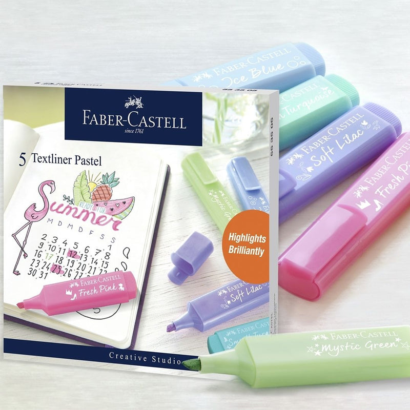 faber castel textliner pastel highlighter