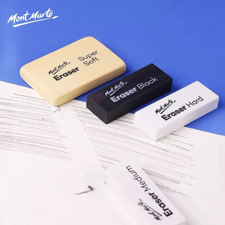 Mont Marte Artist Eraser Pack of 4 Set