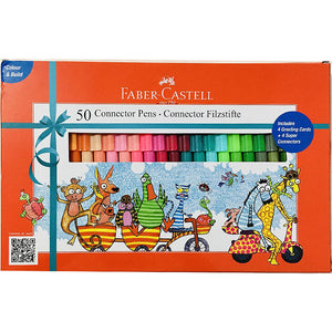 Faber-Castell Connector Sketch Pens Sets Vibrant Interlocking Colors