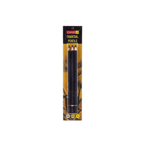 Camel Charcoal Pencil Set of 3
