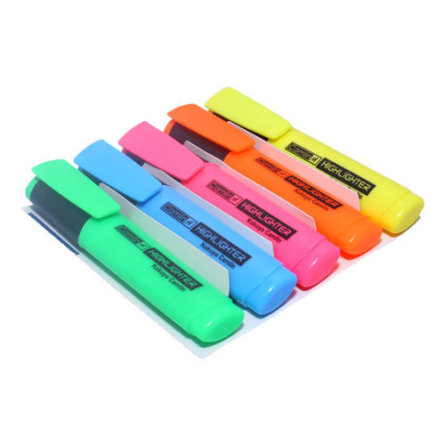 Camel Highlighter Pens ( set of 5 Assorted Colours )