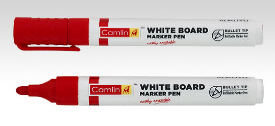 Camlin White Board Marker set of 4 - 2 set 0.2 L Marker Refill