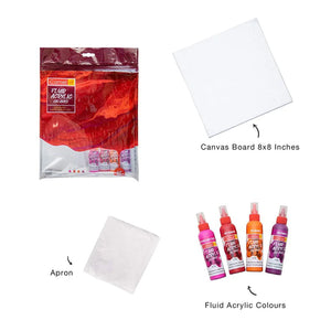 Camel Fluid Acrylic Colours DIY Kit