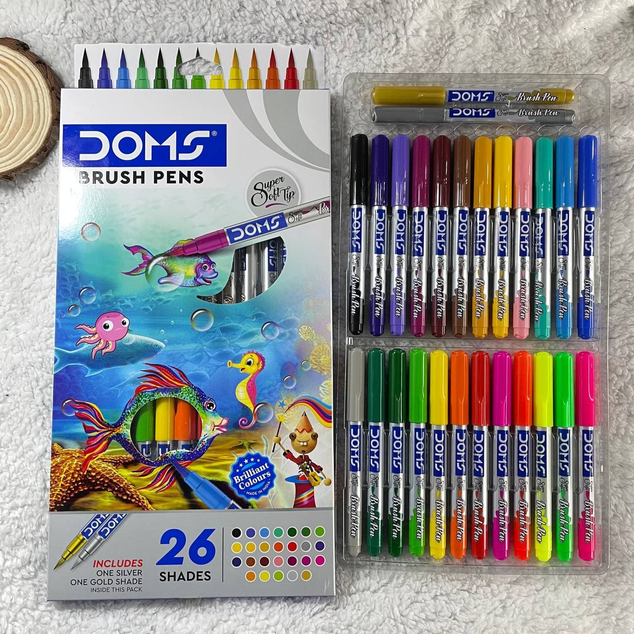 Buy Doms Aqua Water Colour Pens 12 Shades Online at Best Prices in India   JioMart