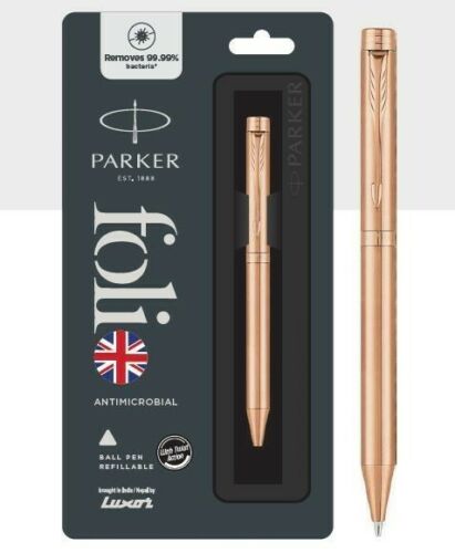 Parker Folio Antimicrobial Ball Pen With Copper Ion Plated