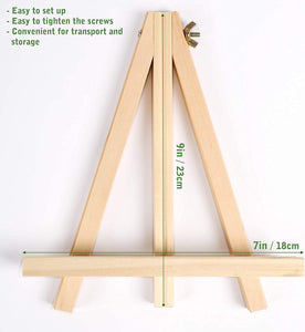 TKS Wooden Easel With Lock Key - 9inch