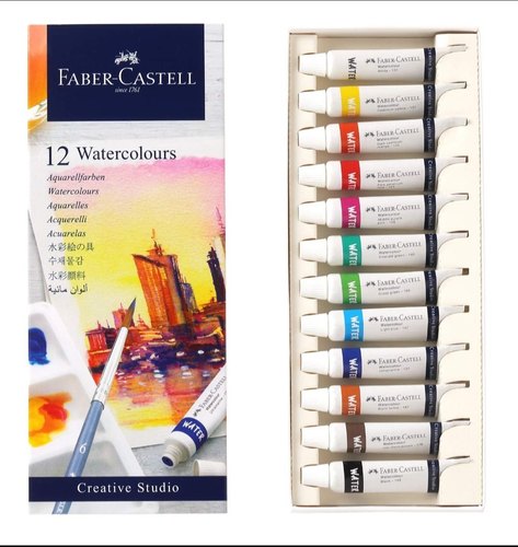 Faber Castell Water Colours 9ml 12 Shades