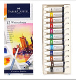 Faber Castell Watercolours 12 Shades 5Ml Tube